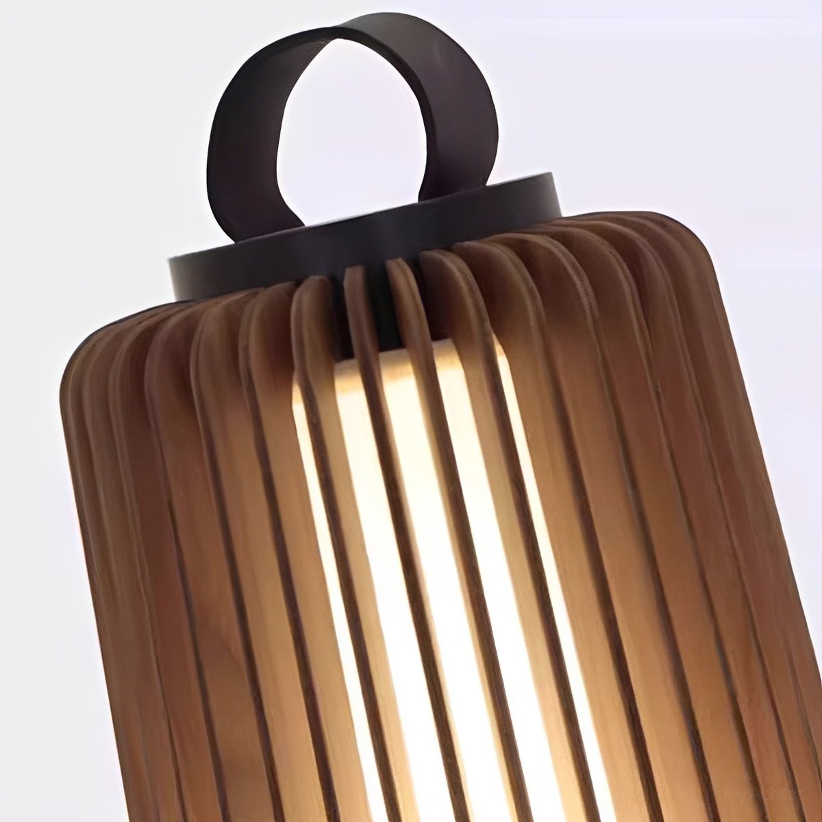 Waterproof Modern Ribbed Cylindrical LED Outdoor Floor Lamp Lantern - Flyachilles