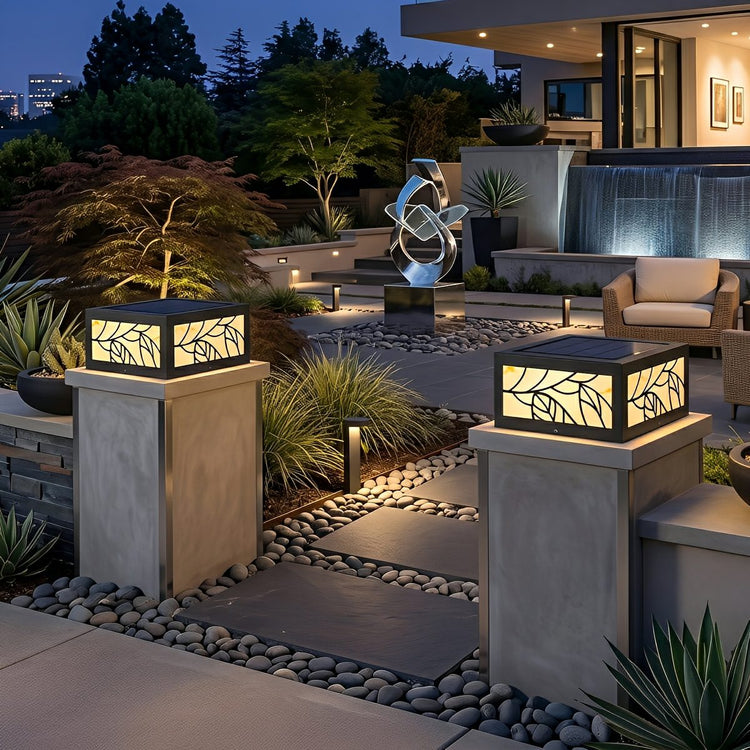 Waterproof Modern Square LED Outdoor Deck Post Lights Pillar Light - Flyachilles