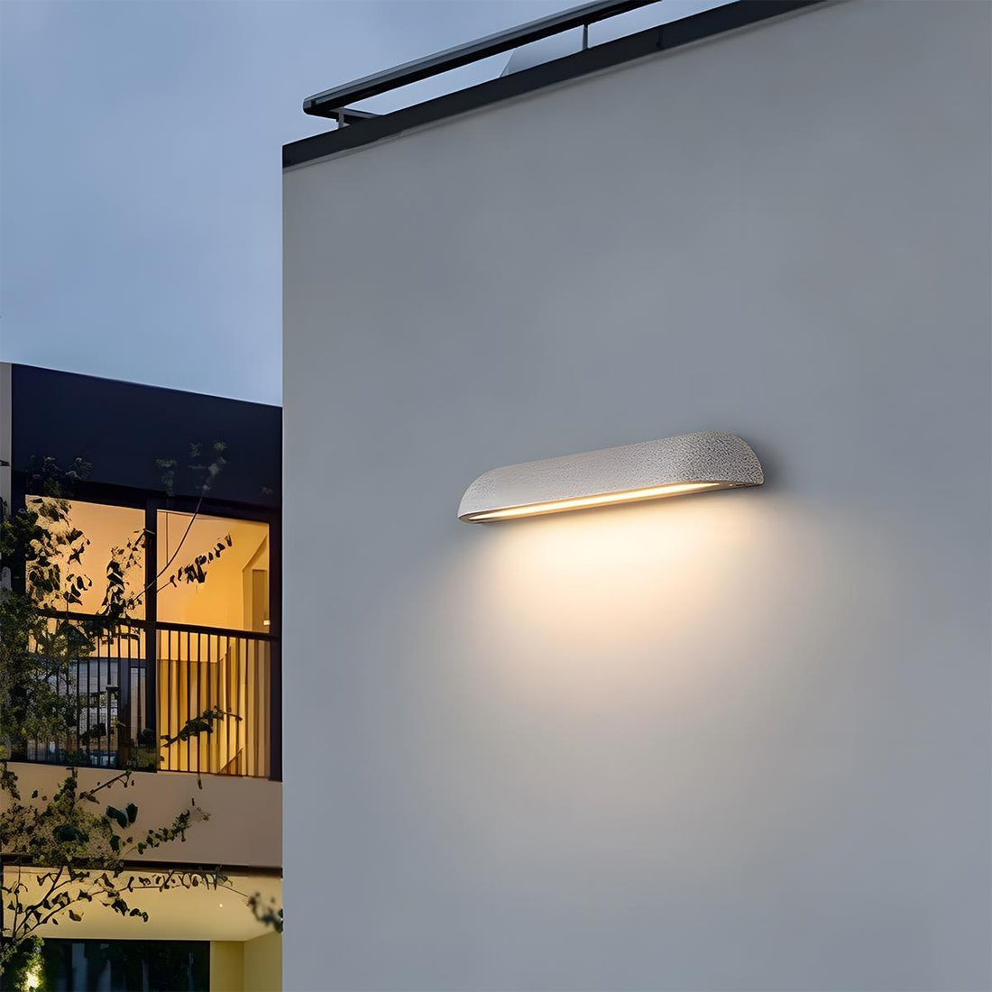 Waterproof Outdoor Cement Curved Dom LED Porch Light Exterior Wall Lights - Flyachilles