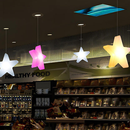 Waterproof Outdoor Christmas Star 16 Color RGB Dimmable LED Pendant Lights - Flyachilles