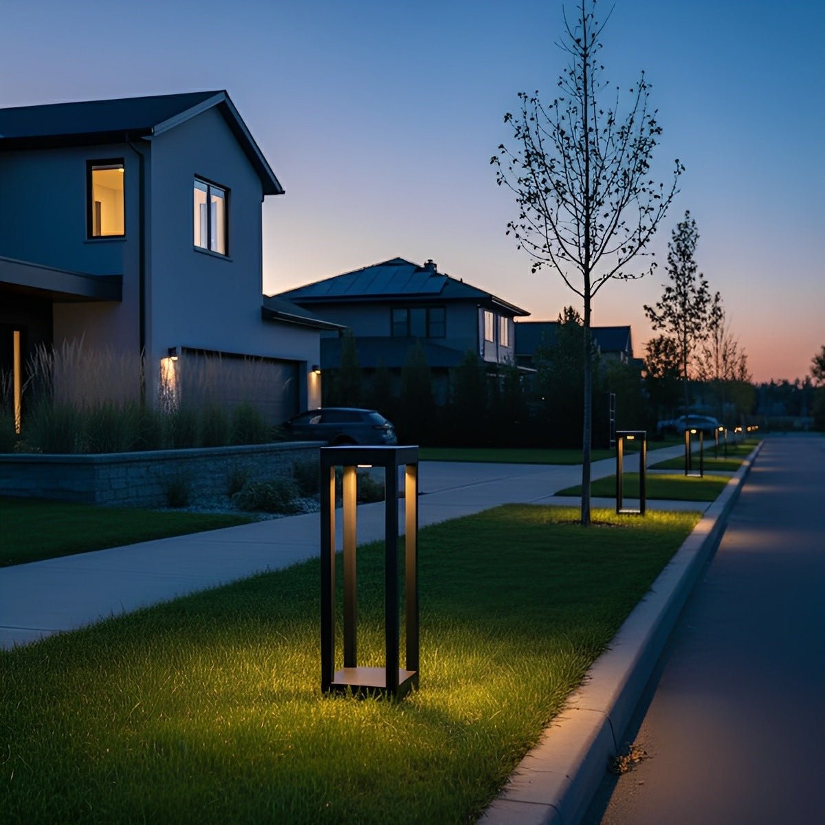 Waterproof Outdoor Garden LED Lawn Lamp Bollard Path Lights - Flyachilles