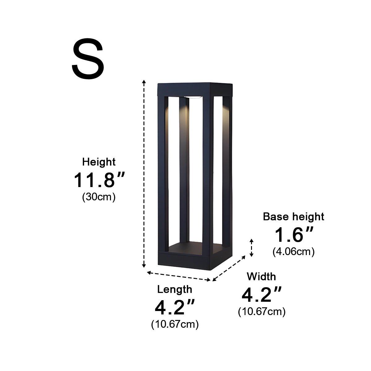 Waterproof Outdoor Garden LED Lawn Lamp Bollard Path Lights - Flyachilles