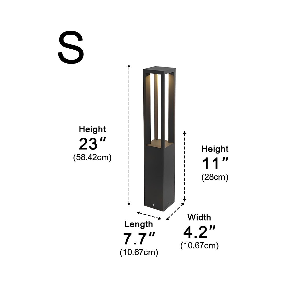 Waterproof Outdoor Garden LED Lawn Lamp Bollard Path Lights - Flyachilles