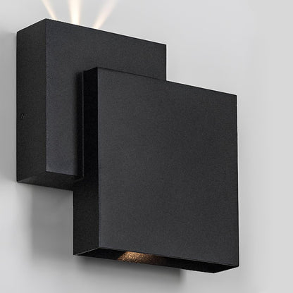 Waterproof Outdoor Square Up and Down Exterior Wall Lights Adjustable - Flyachilles