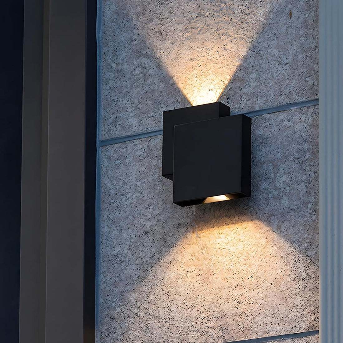 Waterproof Outdoor Square Up and Down Exterior Wall Lights Adjustable - Flyachilles