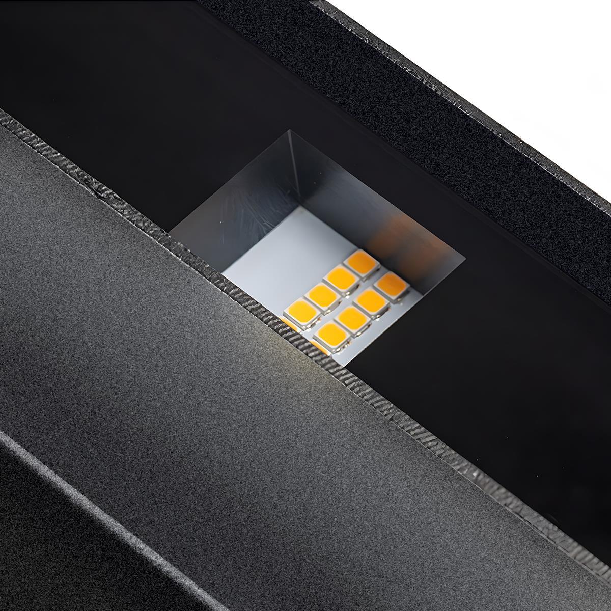 Waterproof Outdoor Square Up and Down Exterior Wall Lights Adjustable - Flyachilles