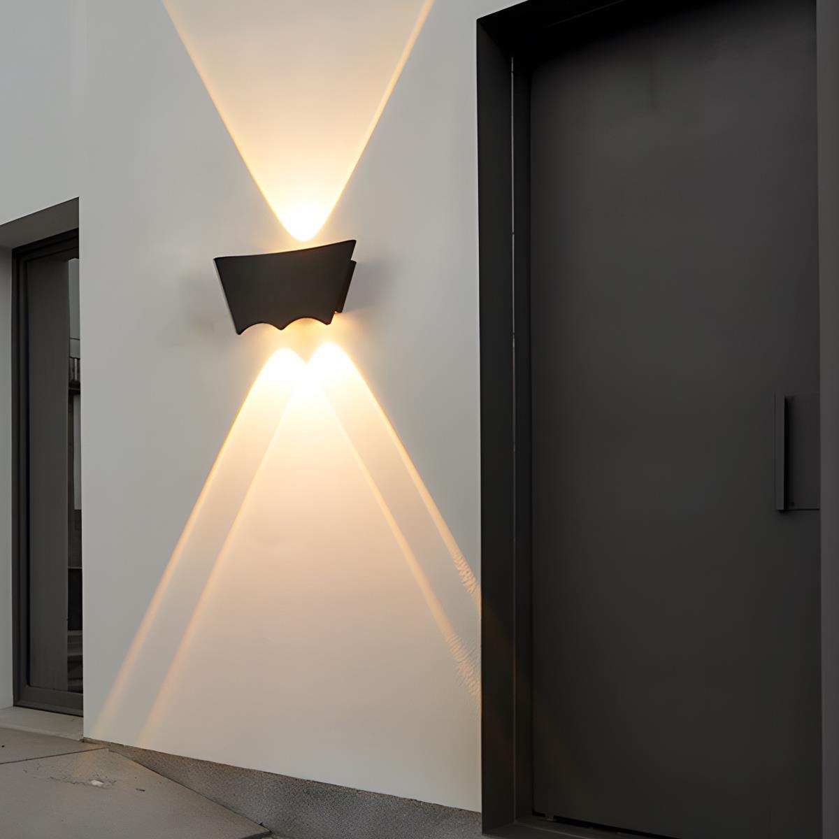 Waterproof Outdoor Up and Down 3 - LED Exterior Wall Washer Lights - Flyachilles