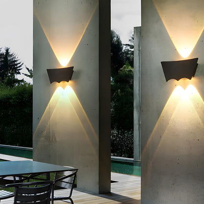 Waterproof Outdoor Up and Down 3 - LED Exterior Wall Washer Lights - Flyachilles