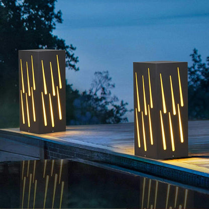 Waterproof Rectangular Meteor LED Outdoor Landscape Lighting - Flyachilles