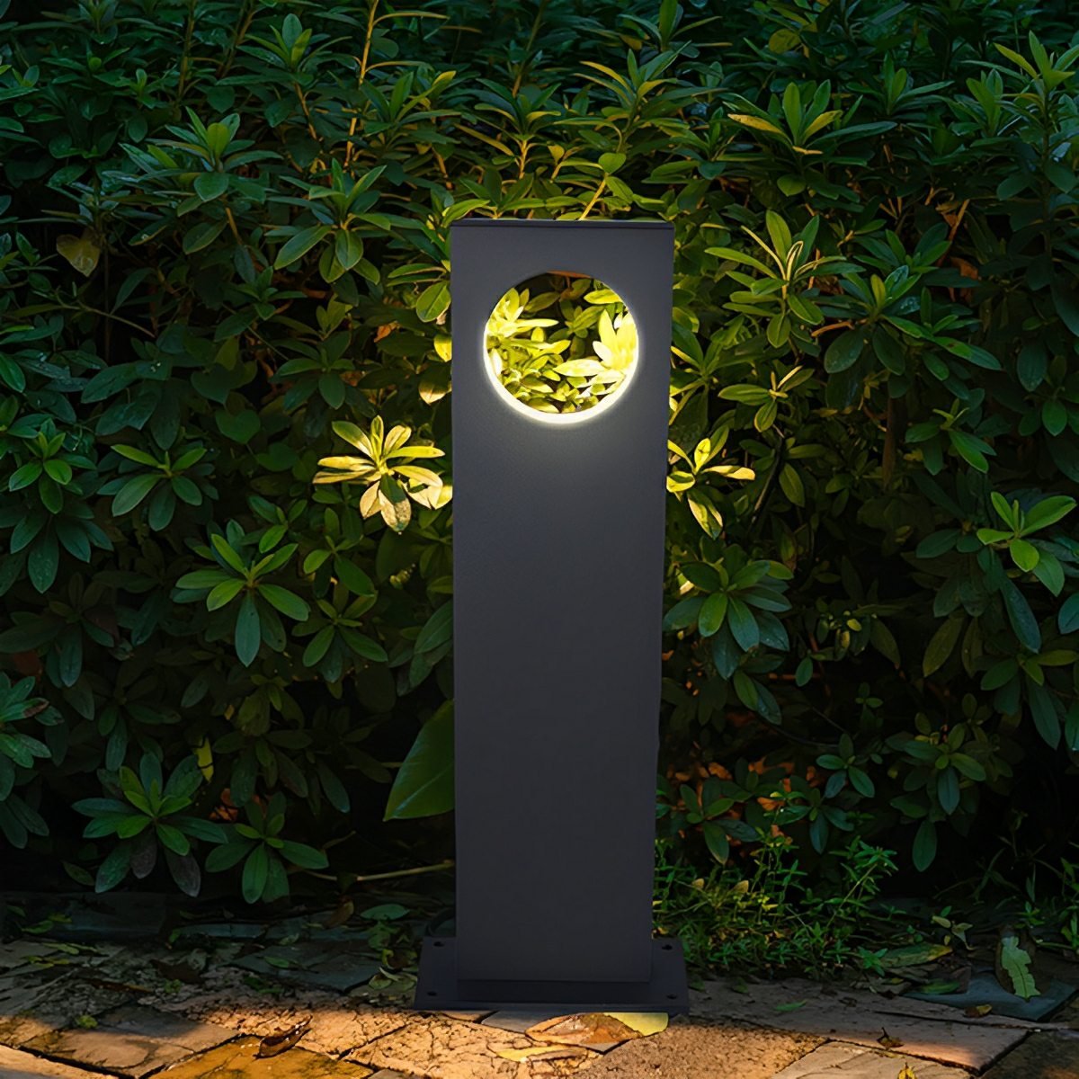 Waterproof Rectangular Ring Hollow Outdoor LED Landscape Lawn Lights - Flyachilles