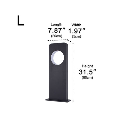 Waterproof Rectangular Ring Hollow Outdoor LED Landscape Lawn Lights - Flyachilles