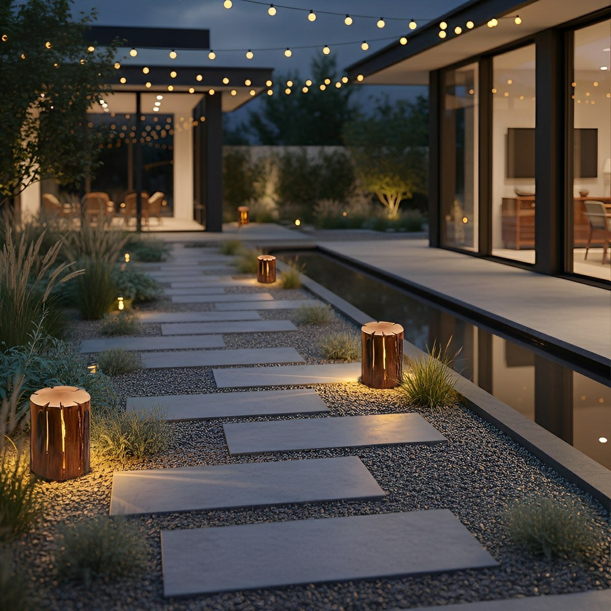 Waterproof Resin Simulation Tree Stump Garden Landscape Lawn Light - Flyachilles