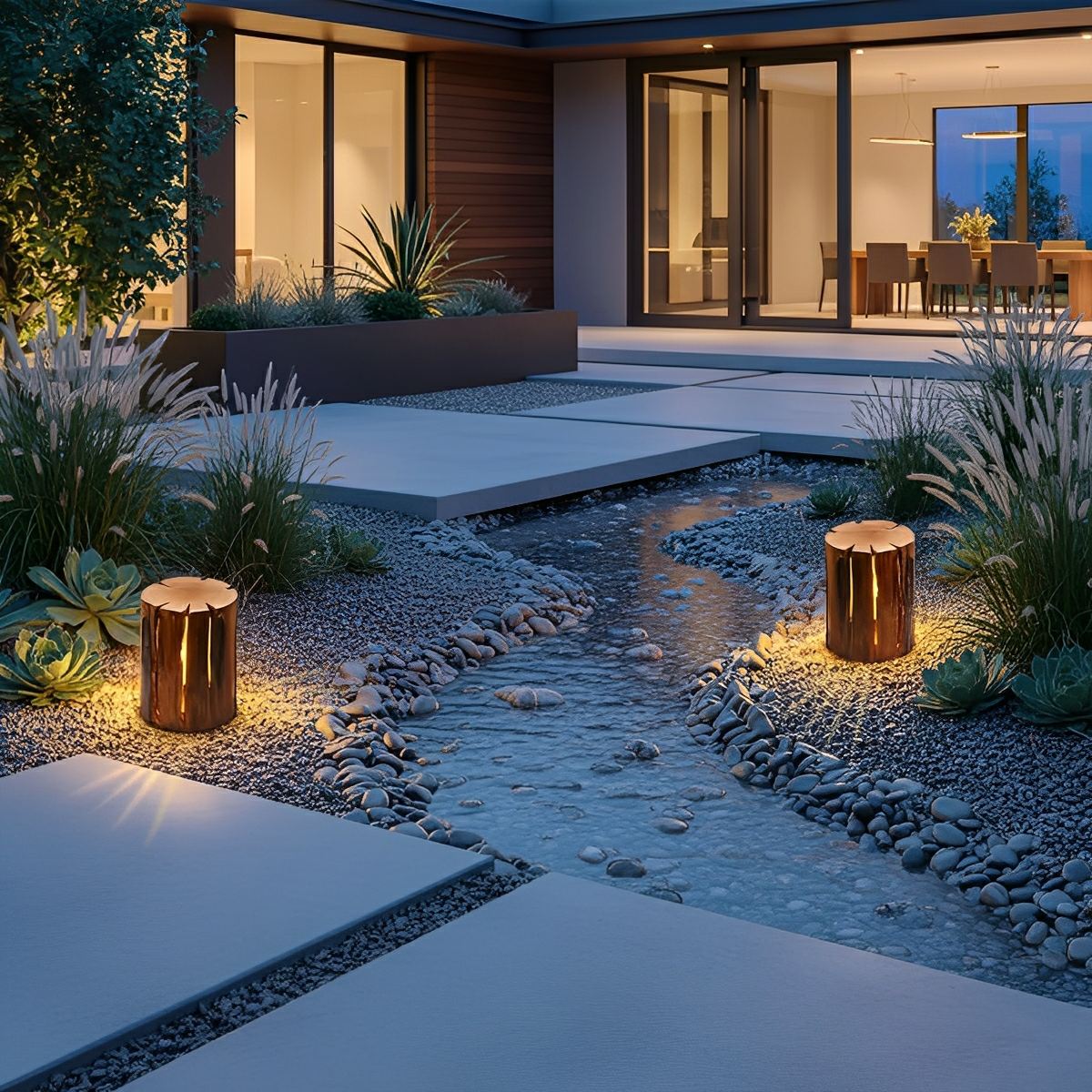 Waterproof Resin Simulation Tree Stump Garden Landscape Lawn Light - Flyachilles