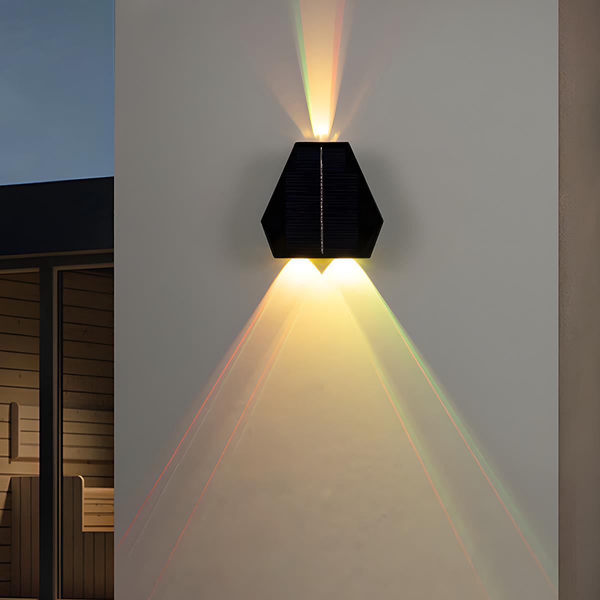 Waterproof Solar Aircraft Outdoor Up and Down Exterior Wall Washer Lights - Flyachilles
