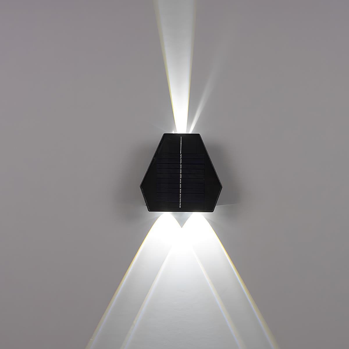 Waterproof Solar Aircraft Outdoor Up and Down Exterior Wall Washer Lights - Flyachilles