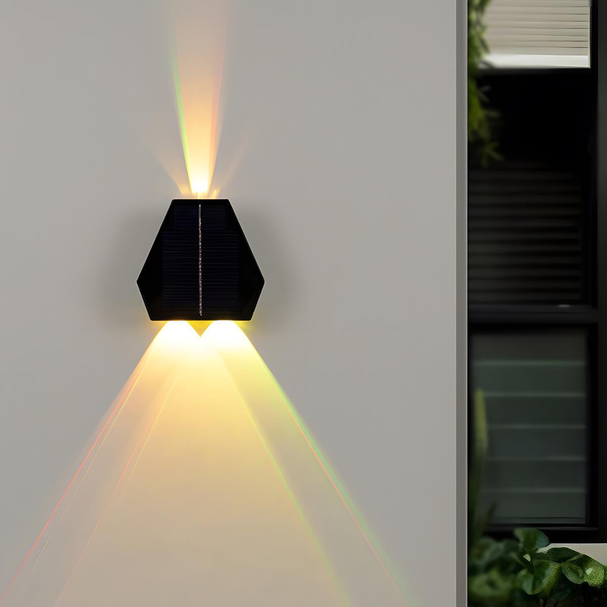 Waterproof Solar Aircraft Outdoor Up and Down Exterior Wall Washer Lights - Flyachilles