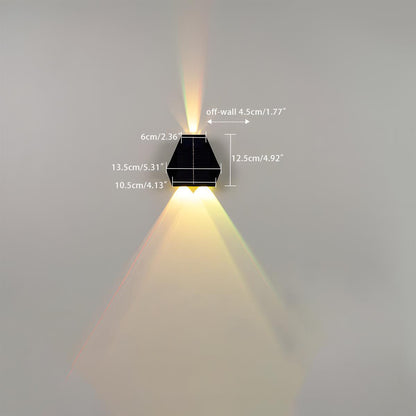 Waterproof Solar Aircraft Outdoor Up and Down Exterior Wall Washer Lights - Flyachilles