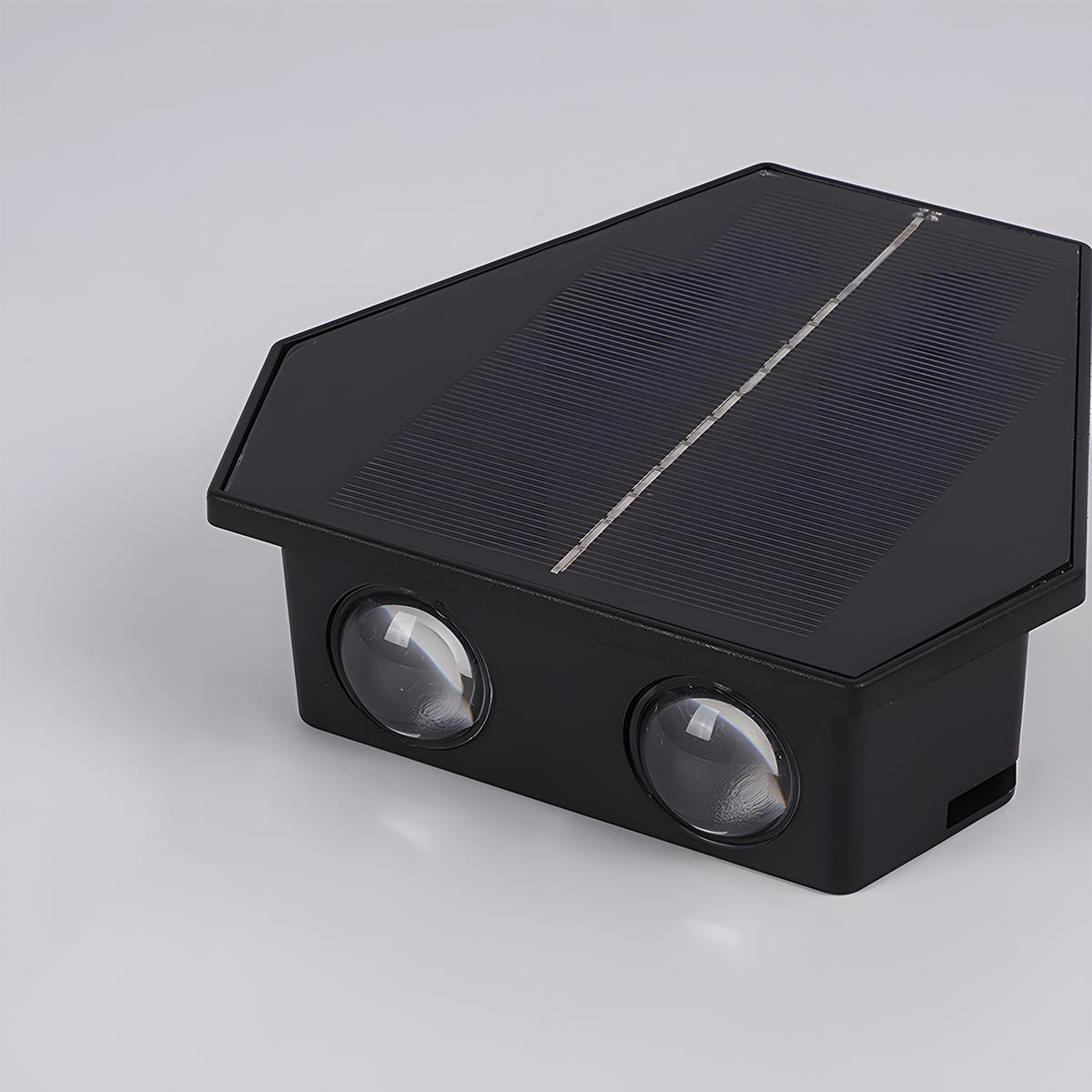 Waterproof Solar Aircraft Outdoor Up and Down Exterior Wall Washer Lights - Flyachilles