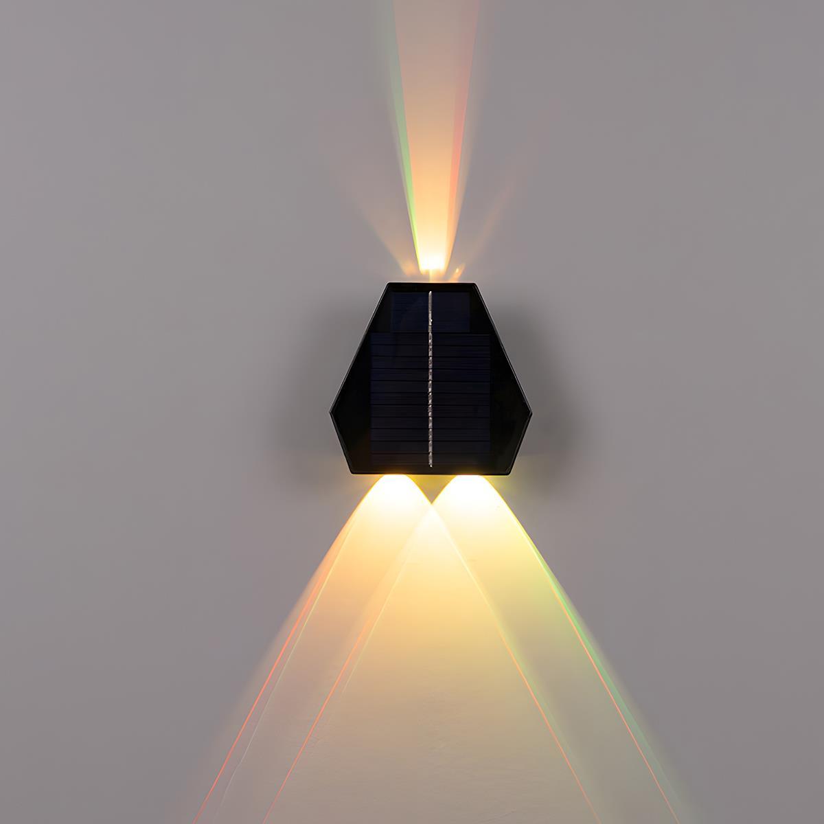 Waterproof Solar Aircraft Outdoor Up and Down Exterior Wall Washer Lights - Flyachilles