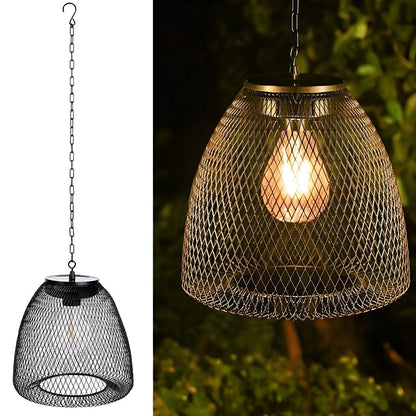 Waterproof Solar Bell Shaped Outdoor Lanterns Pendant Lights - Flyachilles