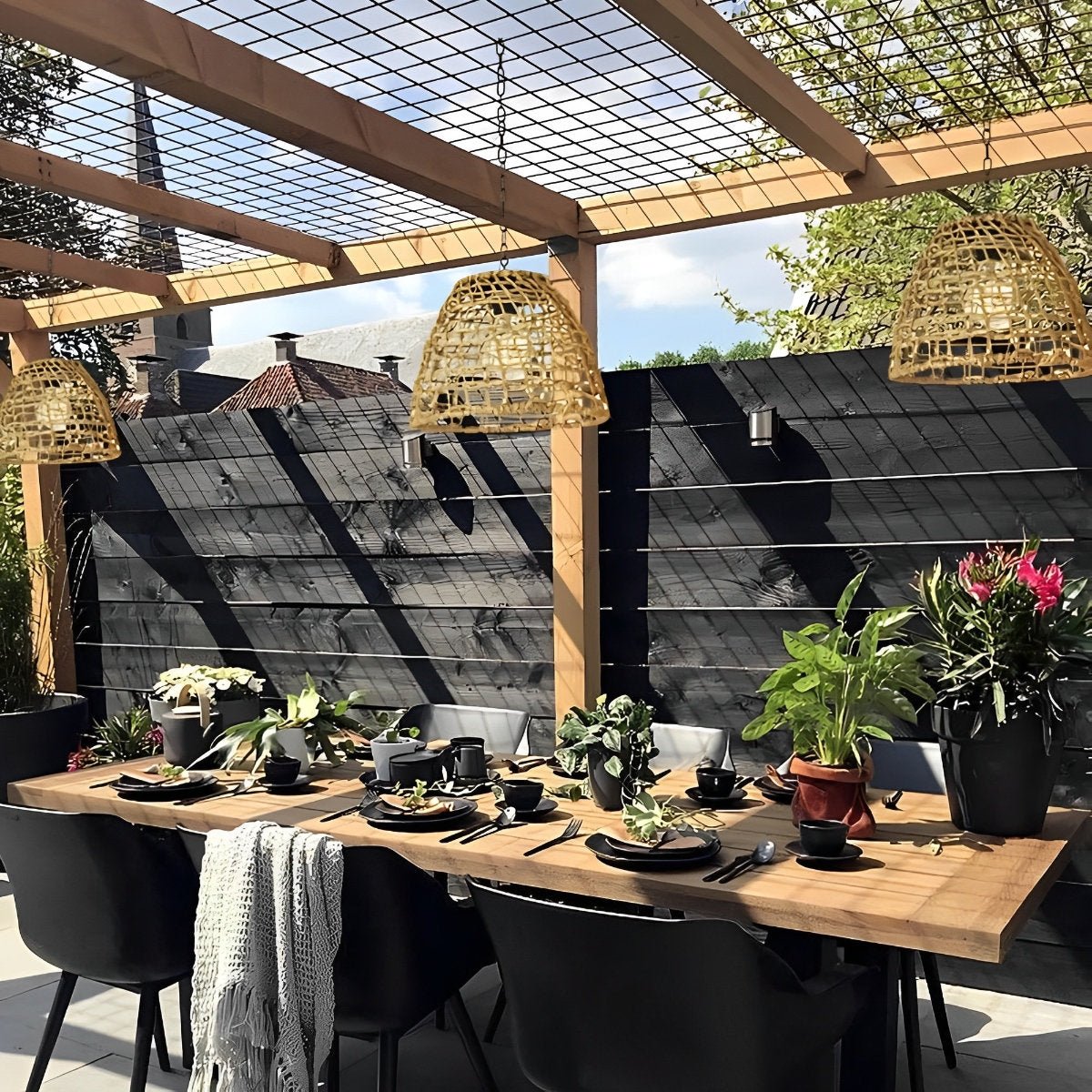 Waterproof Solar Bell Shaped Outdoor Lanterns Pendant Lights - Flyachilles
