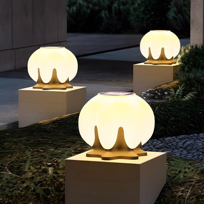 Waterproof Solar Flower Outdoor Post Lights - Flyachilles