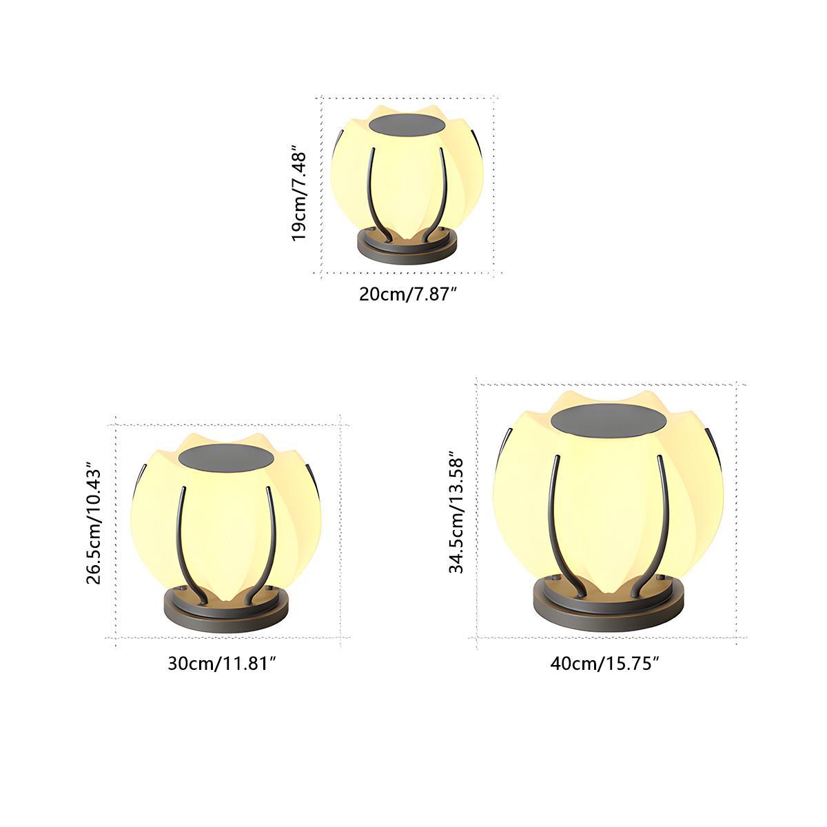 Waterproof Solar Flower Outdoor Post Lights - Flyachilles