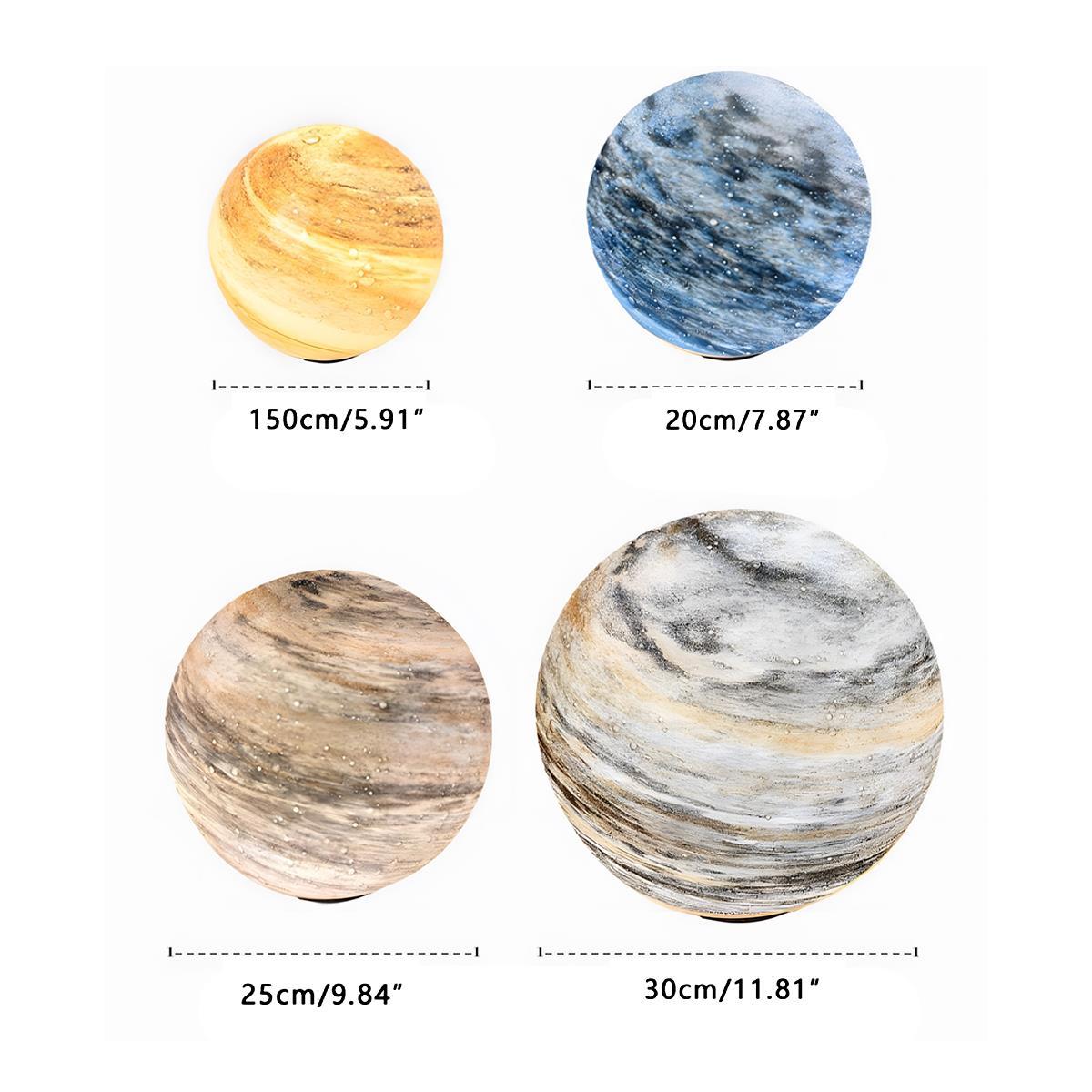 Waterproof Solar Globe Planet LED Outdoor Landscape Lighting - Flyachilles