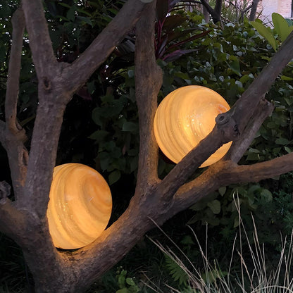 Waterproof Solar Globe Planet LED Outdoor Landscape Lighting - Flyachilles