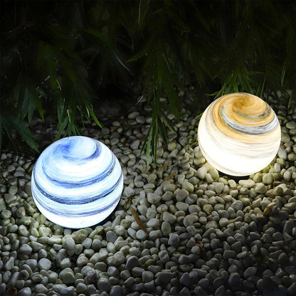 Waterproof Solar Globe Planet LED Outdoor Landscape Lighting - Flyachilles