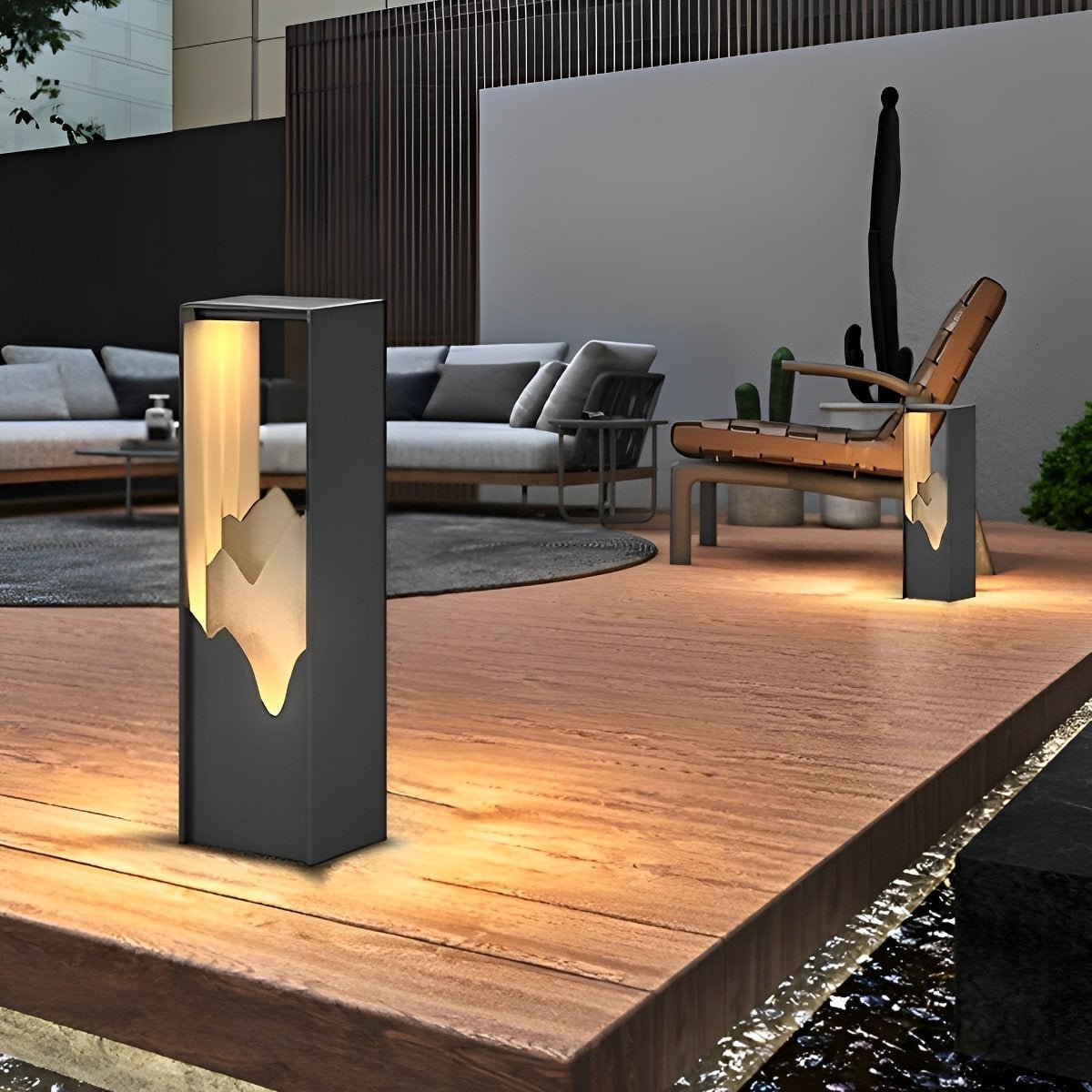 Waterproof Solar LED Mountain Scenery Outdoor Path Lights - Flyachilles