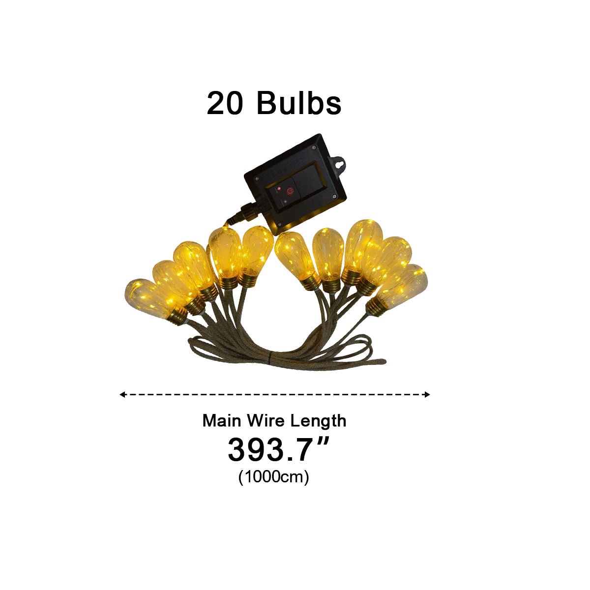 Waterproof Solar LED Outdoor String Lights - Flyachilles