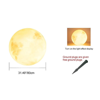 Waterproof Solar Moon Ball Lights Garden Landscape Lights - Flyachilles