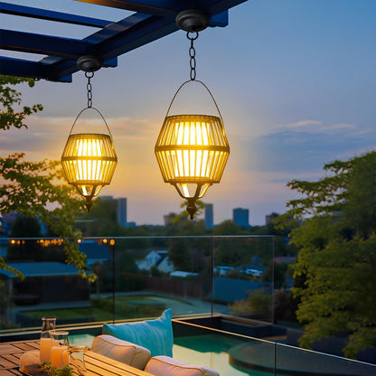 Waterproof Solar Outdoor Lanterns Ceiling Pendant Lights - Flyachilles
