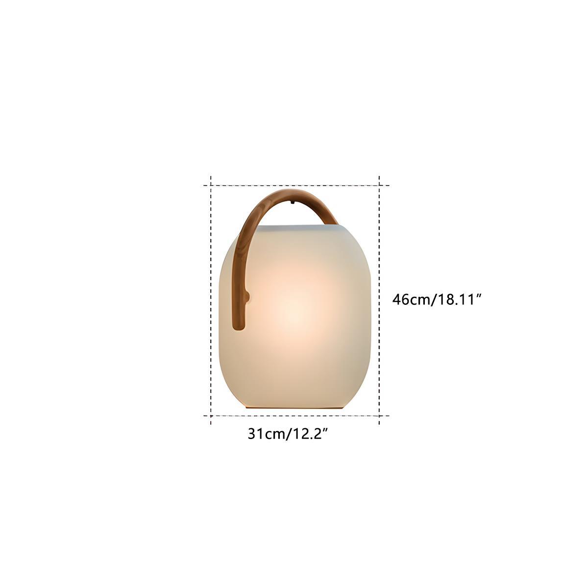 Waterproof Solar Oval Outdoor Tabletop Lamp Lanterns - Flyachilles