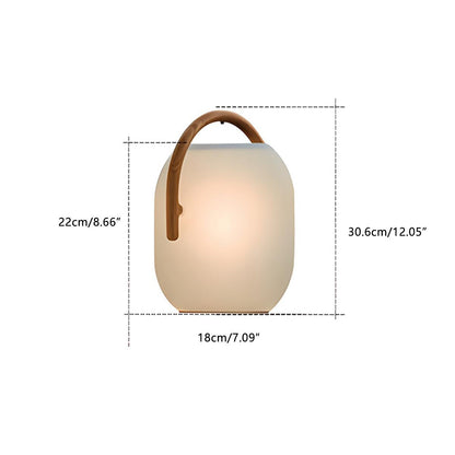 Waterproof Solar Oval Outdoor Tabletop Lamp Lanterns - Flyachilles