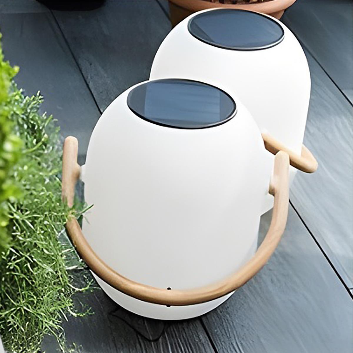 Waterproof Solar Oval Outdoor Tabletop Lamp Lanterns - Flyachilles