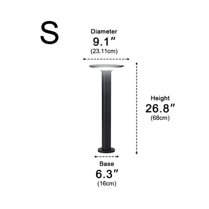 Waterproof Solar Round UFO Shaped LED Path Lights Outdoor Lawn Lights - Flyachilles