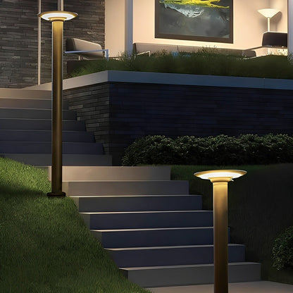 Waterproof Solar Round UFO Shaped LED Path Lights Outdoor Lawn Lights - Flyachilles