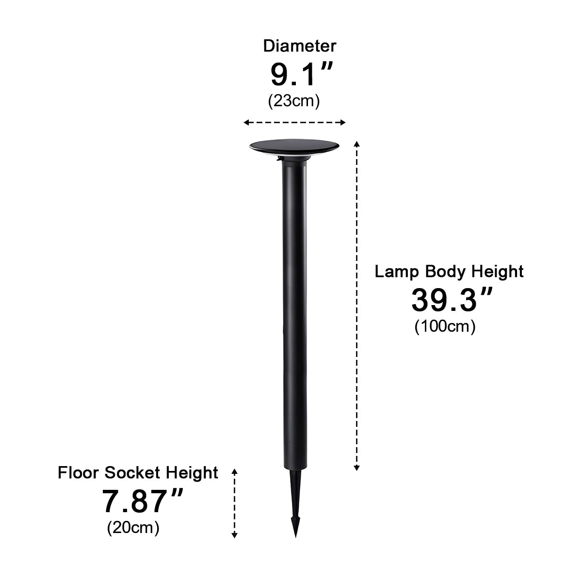 Waterproof Solar Round UFO Shaped LED Path Lights Outdoor Lawn Lights - Flyachilles