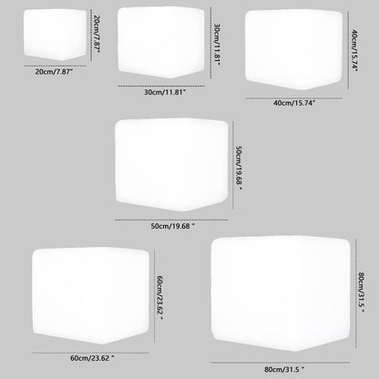 Waterproof Solar Square Cube LED Outdoor Landscape Lighting - Flyachilles