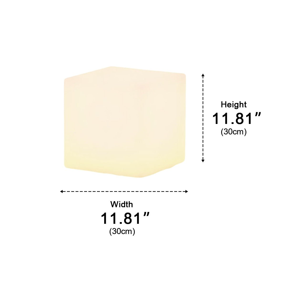 Waterproof Square Cube LED Outdoor Landscape Lighting - Flyachilles