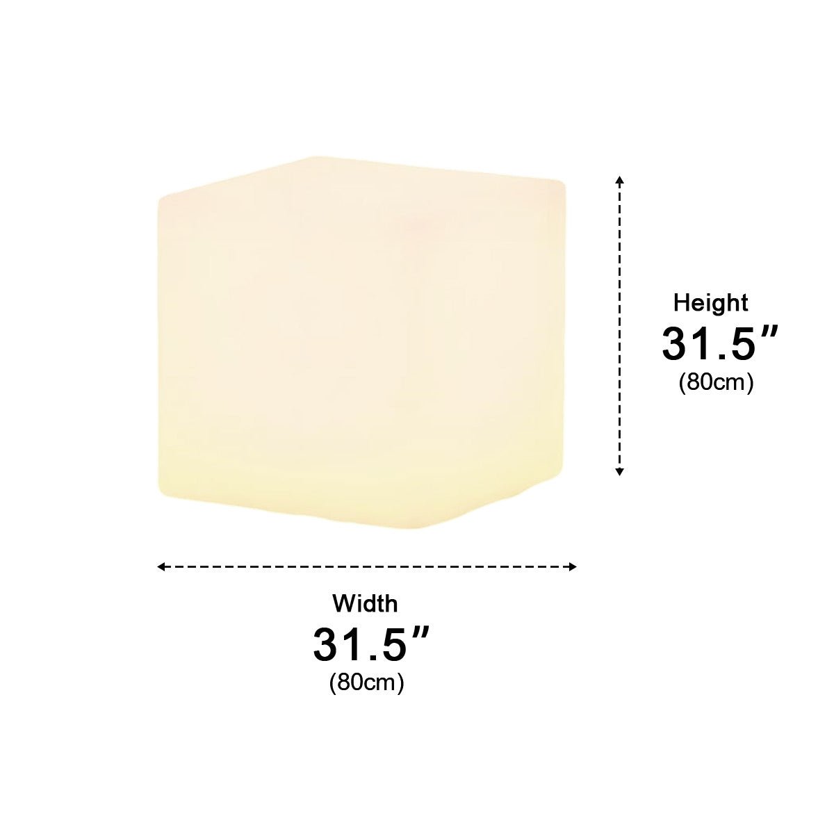 Waterproof Square Cube LED Outdoor Landscape Lighting - Flyachilles