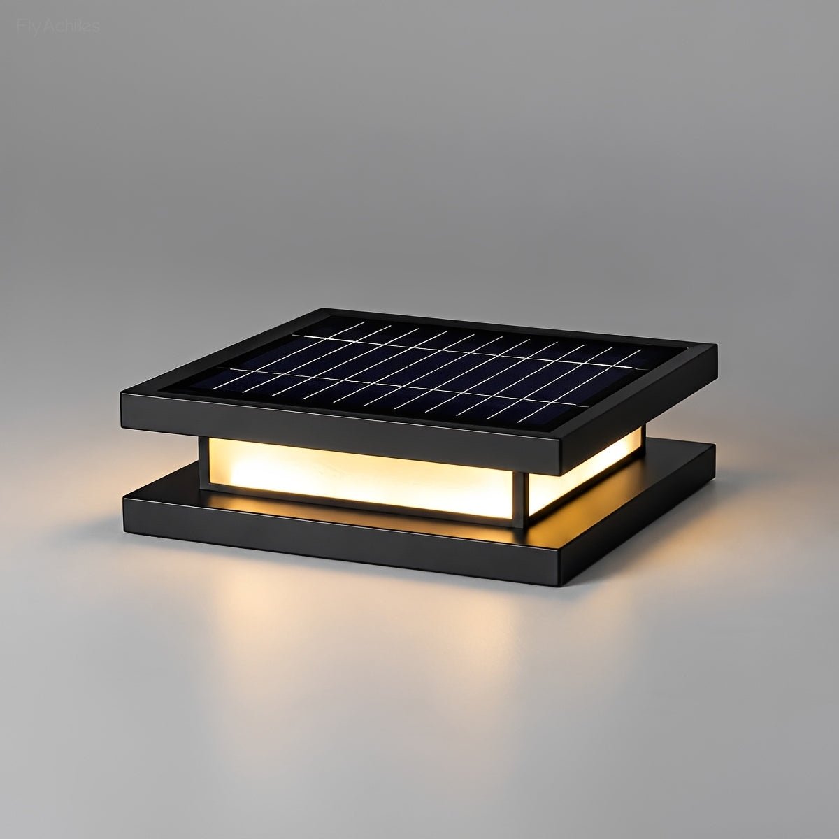 Waterproof Square Stainless Steel LED Outdoor Post Cap Light - Flyachilles