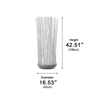 Waterproof Stainless Steel Fiber Optics Fishtail Linear LED Floor Lamp Landscape Light - Flyachilles