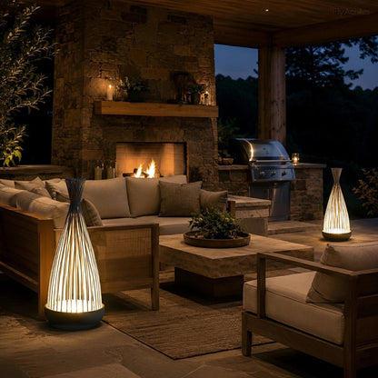 Waterproof Stainless Steel Fiber Optics Fishtail Linear LED Floor Lamp Landscape Light - Flyachilles