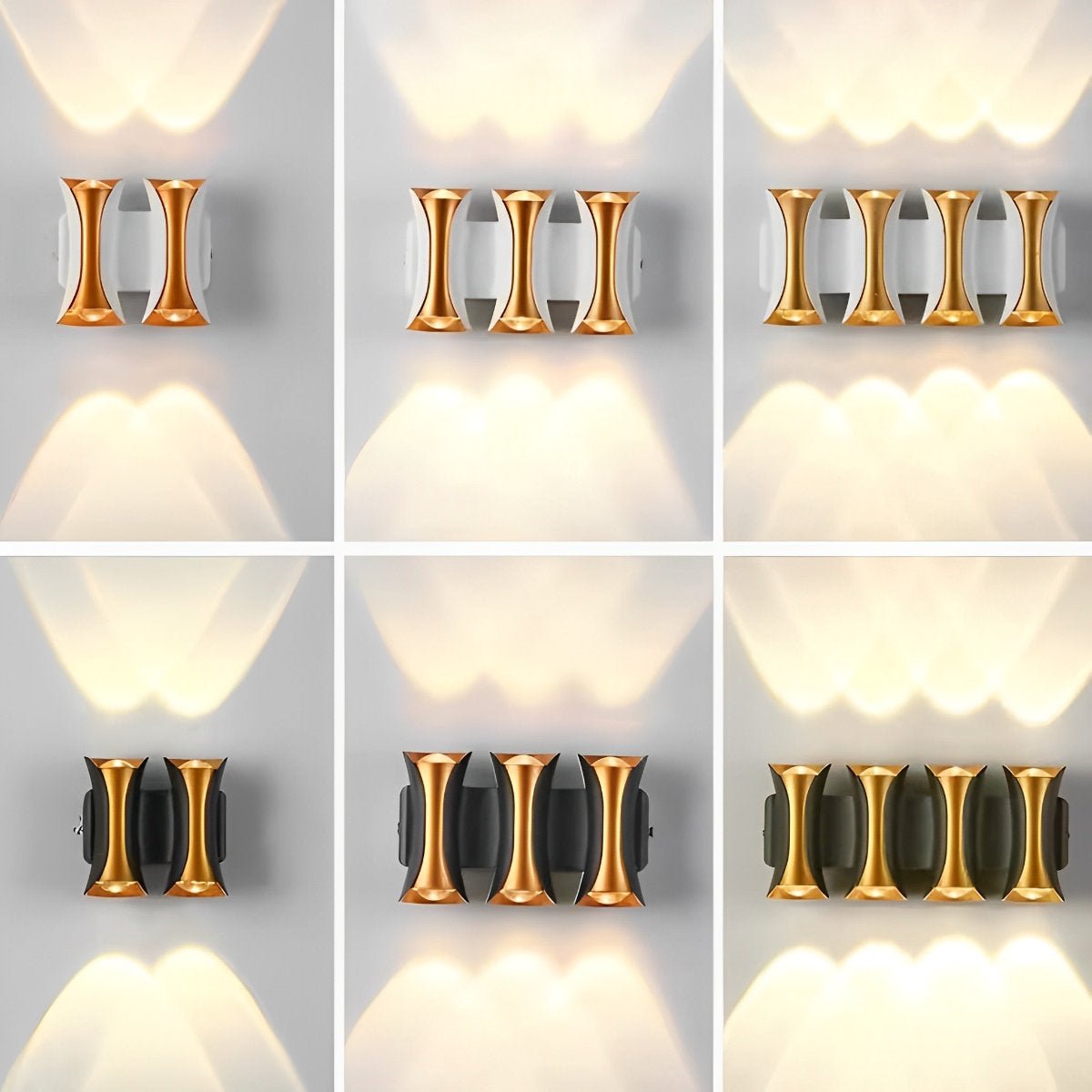 Waterproof Up and Down Lights LED Modern Outdoor Wall Sconce - Flyachilles