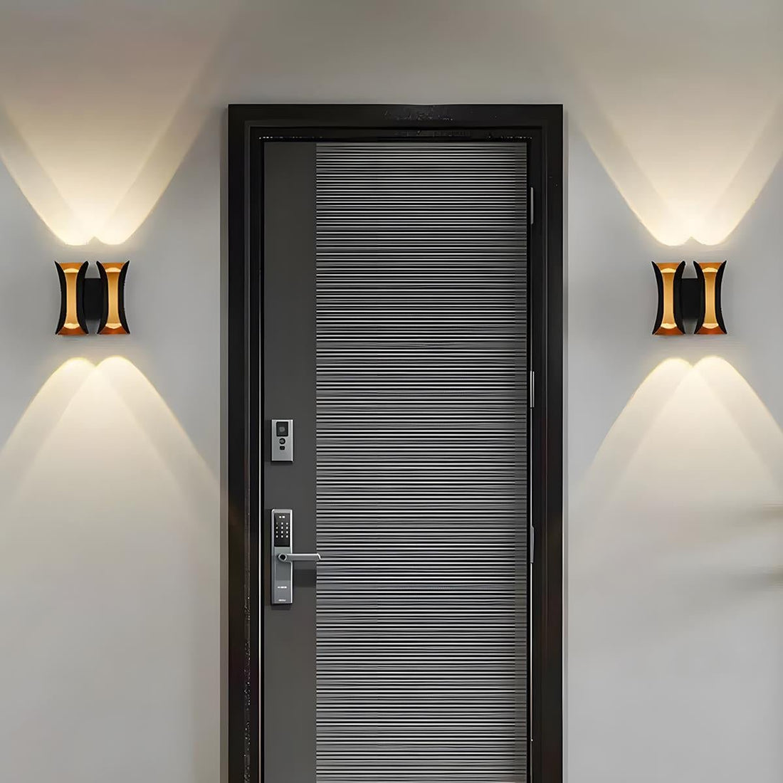 Waterproof Up and Down Lights LED Modern Outdoor Wall Sconce - Flyachilles
