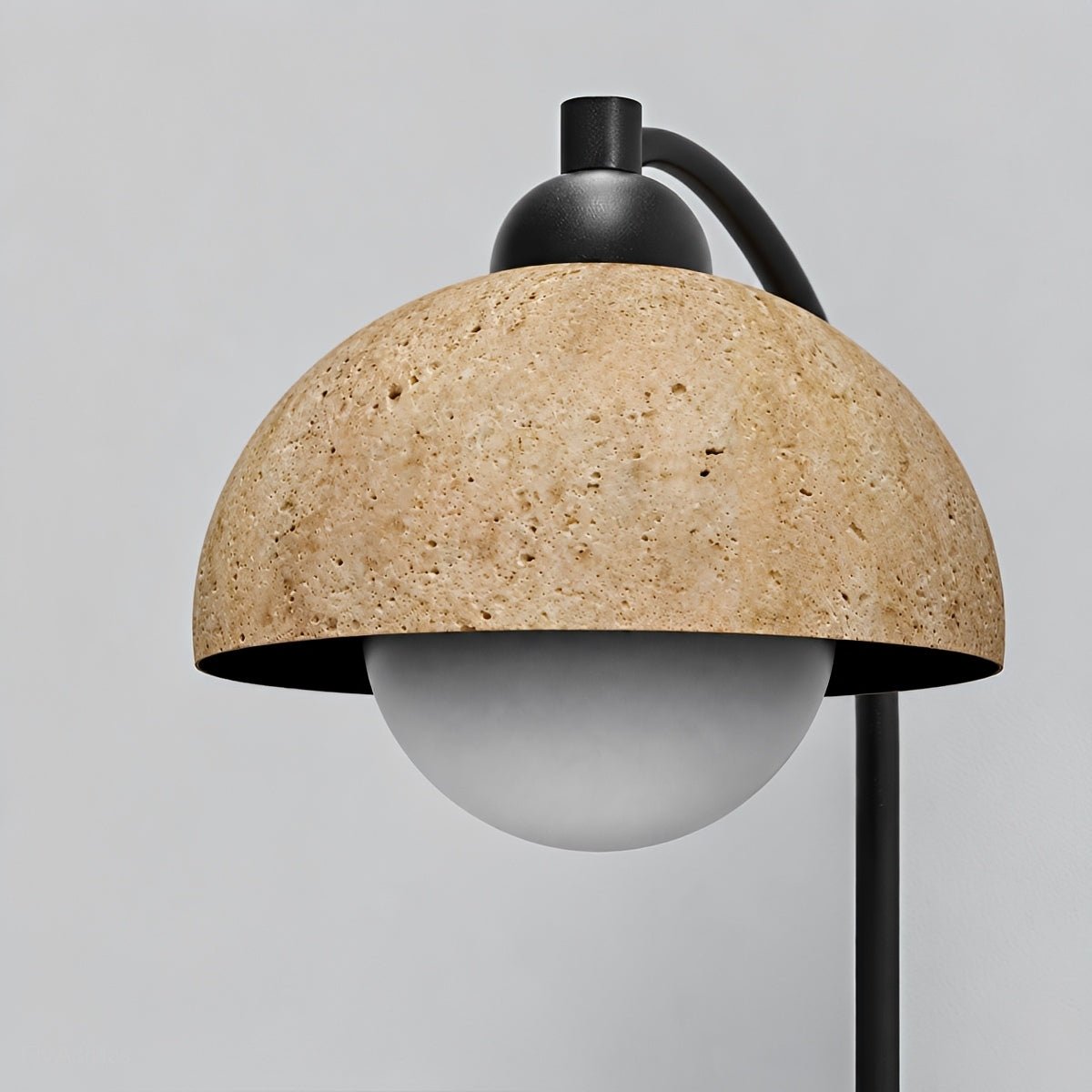 Waterproof Vintage Coastal Travertine Dome LED Outdoor Wall Light - Flyachilles