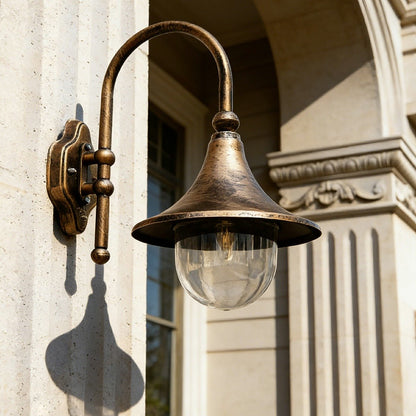 Waterproof Vintage Horn Shape Outdoor LED Wall Lights - Flyachilles